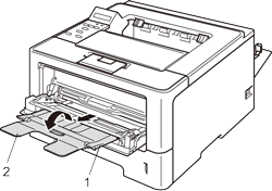 Pull out MP tray support