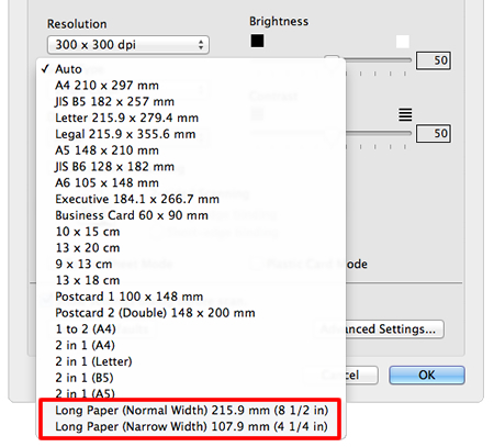 Document Size