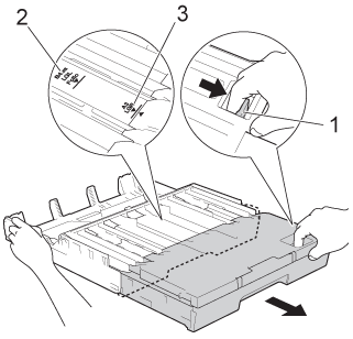 Adjust the tray length