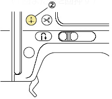 press needle position button