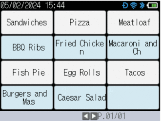 Template Touch Screen 