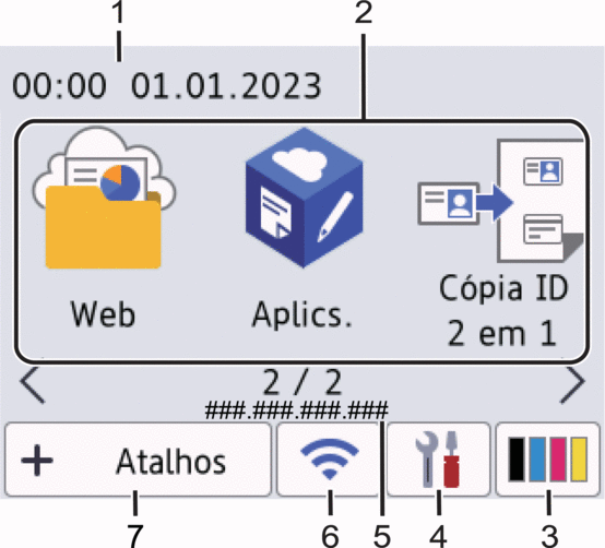 Tela de Início: Tela 2