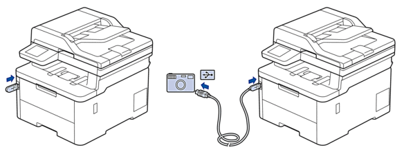 USB Port Location (Front View)