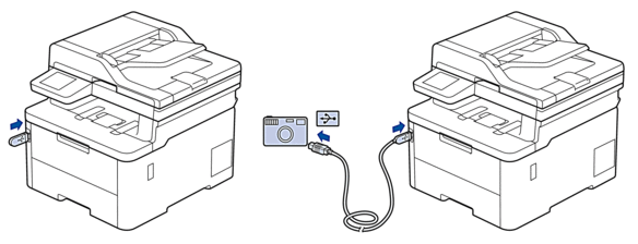 USB Bağlantı Noktası Konumu (Önden Görünüm)