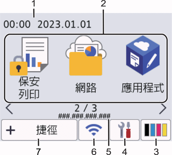 首頁螢幕：螢幕 2