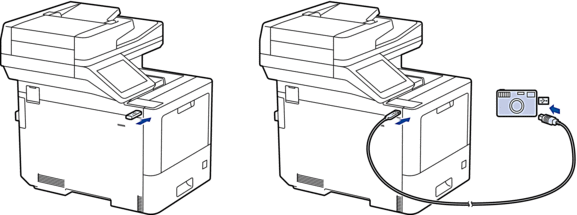 USB Port Location (Front View)