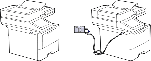 USB Port Location (Front View)