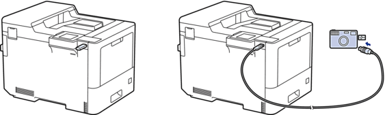 USB Port Location (Front View)