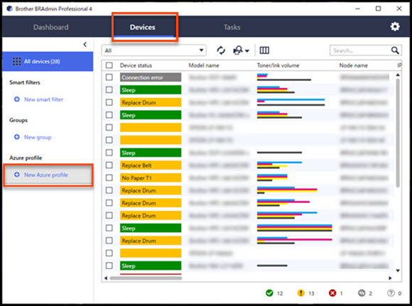 New Azure Profile